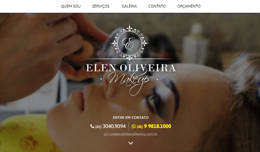 Site Maquiadora Elen Oliveira